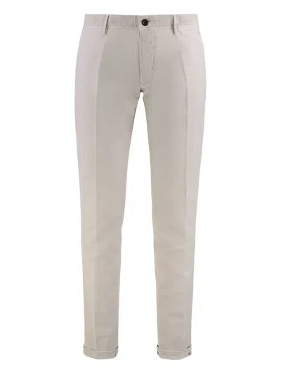 SLOWEAR BUTTON ZIP COTTON TROUSERS