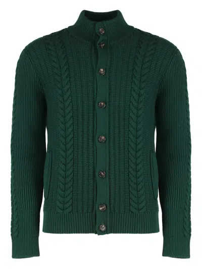 SLOWEAR BUTTONED POCKETS VIRGIN-WOOL CARDIGAN