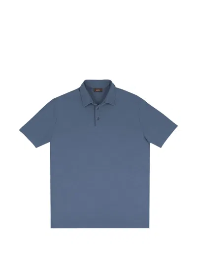 Slowear Buttoned Polo Shirt In Blue