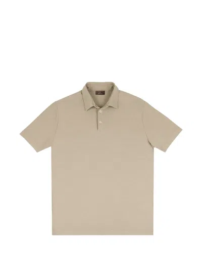 Slowear Buttoned Polo Shirt In Brown