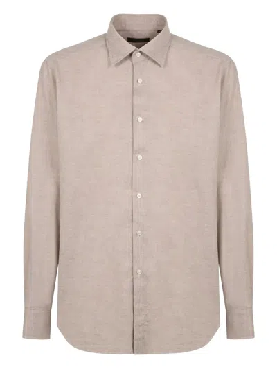 Slowear Buttoned Shirt In Brown