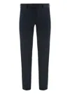Slowear Trousers Made Of Cotton Gabardine In Blue