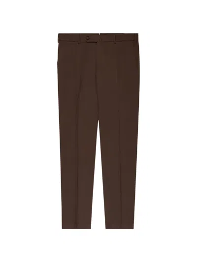 Slowear Buttoned Trousers In Brown