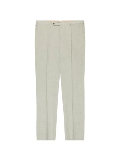 Slowear Buttoned Trousers In Green