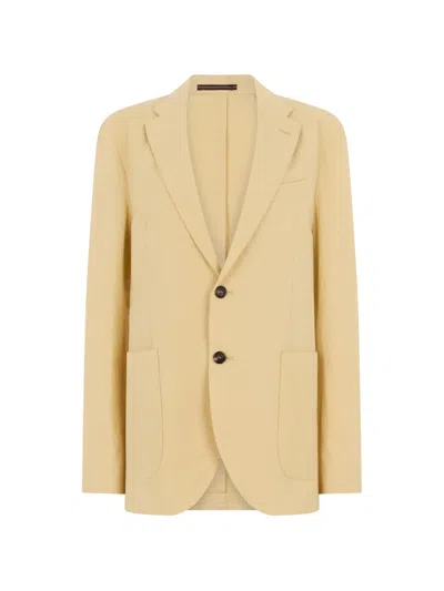 Slowear Button-up Blazer In Nude