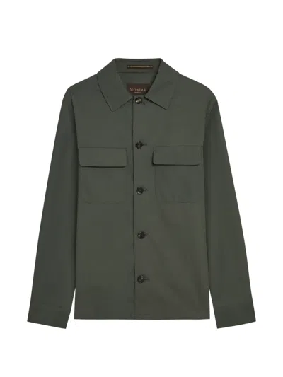 Slowear Button-up Shirt Jacket In Green