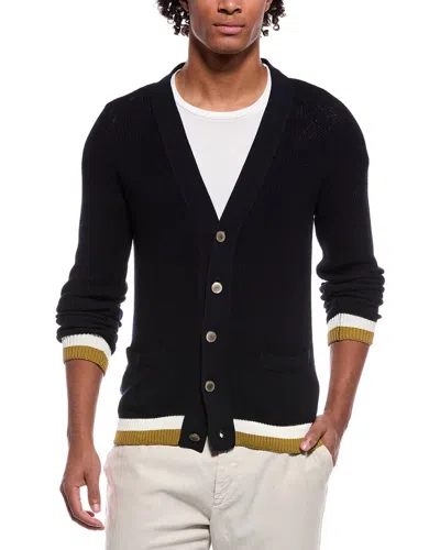 Slowear Cable-knit Cardigan In Black