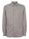 Slowear Check-pattern Shirt In Gray
