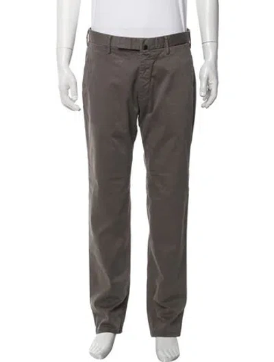 Pre-owned Slowear Chinos In Grey