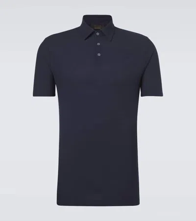 Slowear Cotton Polo Shirt In Blue