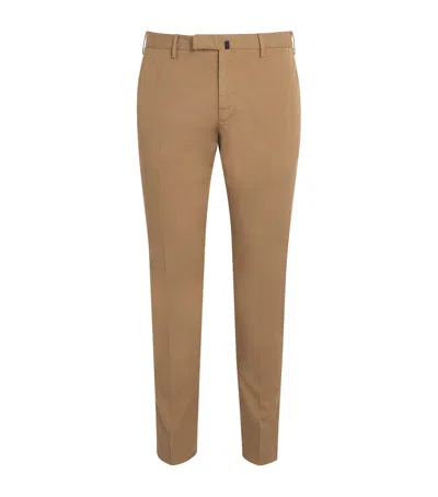 Slowear Cotton Royal Batavia Slim Chinos In Beige