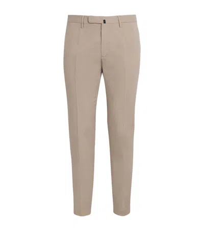Slowear Cotton Royal Batavia Slim Chinos In Beige