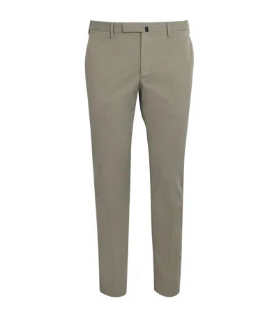 Slowear Cotton Royal Batavia Slim Chinos In Grey