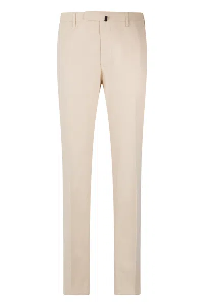Slowear Straight-leg Cotton-blend Corduroy Trousers In Neutral