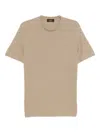 Slowear Cotton T-shirt In Brown