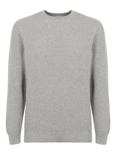 Slowear Crew-neck Sweater In Gray