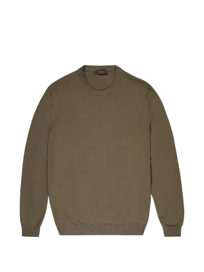 Slowear Crew-neck Sweater In Green