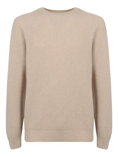 Slowear Crew-neck Sweater In Neutral