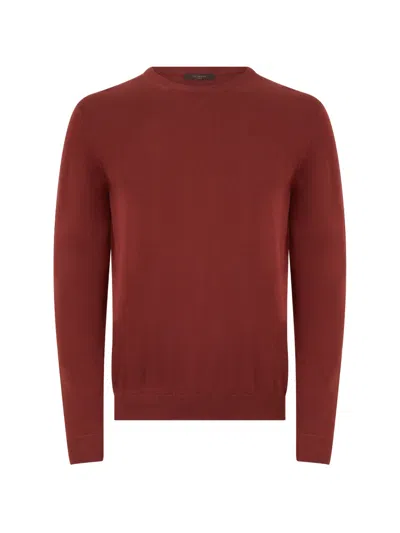 Slowear Crewneck Long-sleeved Sweater In Pink
