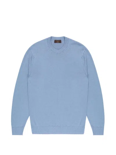 Slowear Crew-neck Sweater In Blue