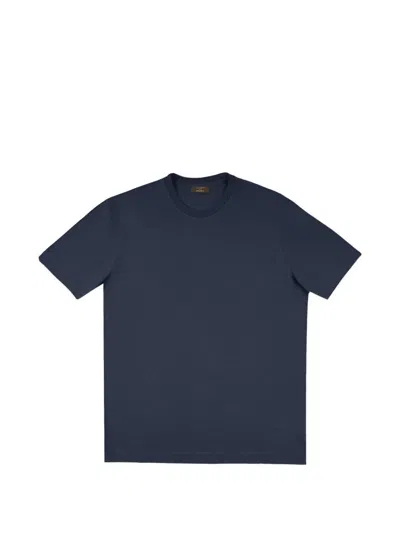 Slowear Crew-neck T-shirt In Blue