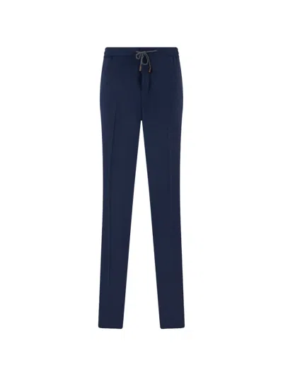 Slowear Drawstring Elasticated-waist Trousers In Black