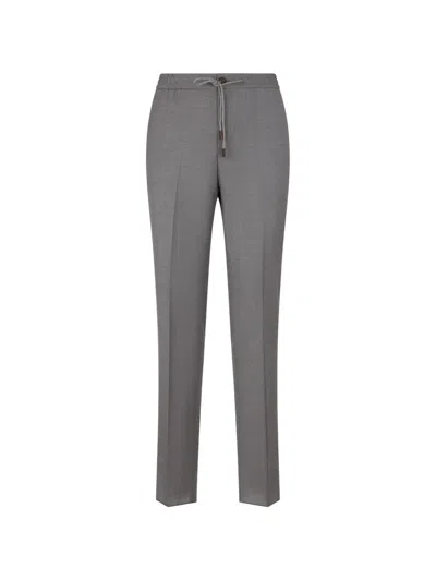 Slowear Drawstring Trousers In Gray