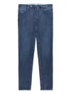 Slowear Five-pocket Cotton Tailored Trousers In Blue