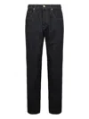 Slowear Five-pocket Denim Jeans In Black