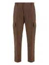 Slowear Pants Made Of Wool Blend In Brown