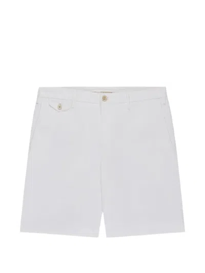 Slowear Flap-detail Shorts In White