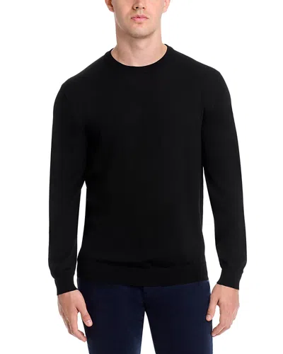 Slowear Flex Wool Blend Crewneck Sweater In Black