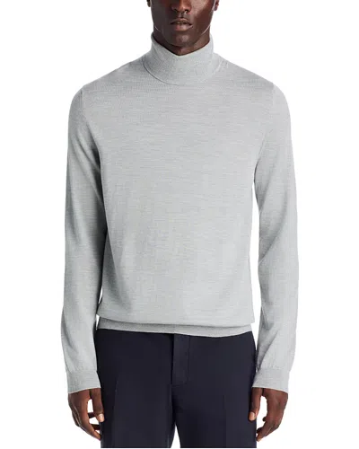 Slowear Flex Wool Blend Turtleneck Sweater In Gray