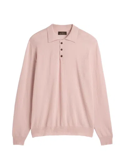 Slowear Flexcashmere Polo Shirt In Pink