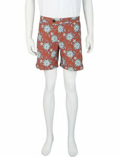 Pre-owned Slowear Floral Print Bottoms W/ Tags In Red