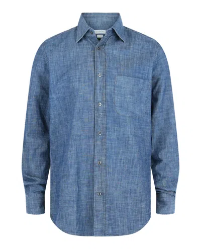 Slowear Glanshirt Collared Button-up Shirt In Blue