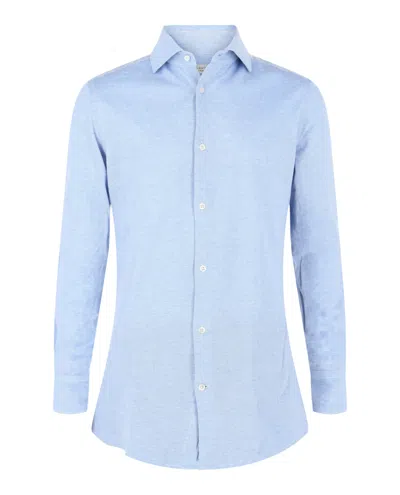 Slowear Glanshirt Collared Button-up Shirt In Blue