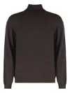 Slowear Sweater With Turtleneck In Wool In Black
