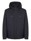 Slowear Hooded Jacket In Blue