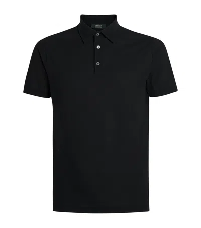 Slowear Icecotton Polo Shirt In Black