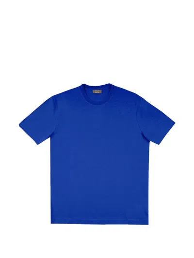 Slowear Icecotton Short-sleeve T-shirt In Blue