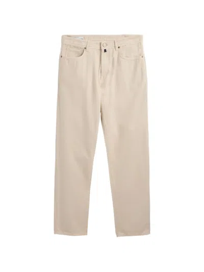 Slowear Incotex Blue Division Five-pocket Trousers In Neutral