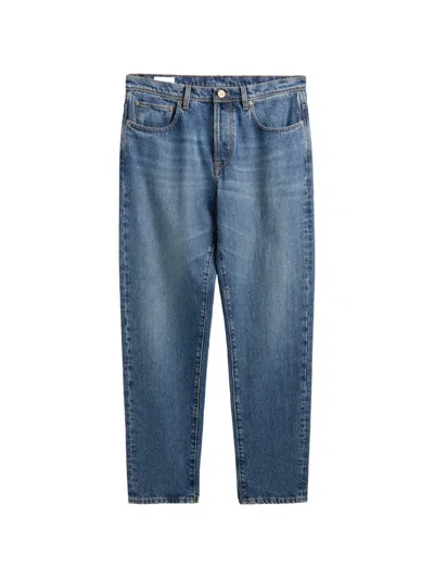 Slowear Incotex Blue Division Tapered-fit Jeans In Brown