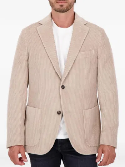 Slowear Incotex Corduroy Blazer In Neutral