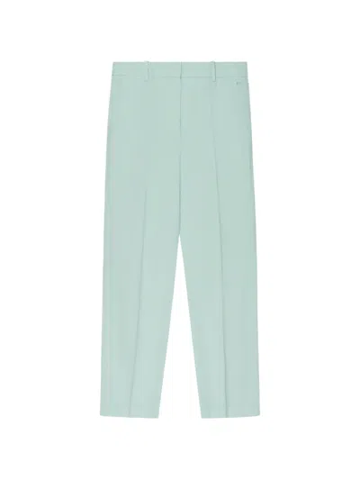 Slowear Incotex Cotton-poplin Trousers In Blue