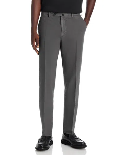 Slowear Incotex Doeskin Regular Fit Garment Dyed Stretch Cotton Pants In Purple