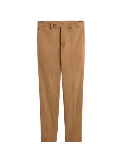 Slowear Incotex Flexpant Tapered Trousers In Brown