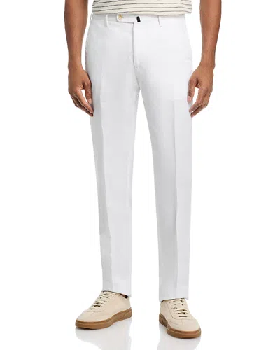Slowear Incotex Slim-fit Linen And Cotton-blend Chinos In White
