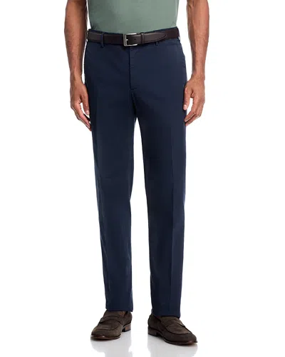 Slowear Incotex Royal Batavia Regular Fit Garment Dyed Stretch Cotton Pants In Blue