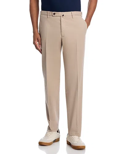 Slowear Incotex Royal Batavia Regular Fit Garment Dyed Stretch Cotton Pants In Neutral